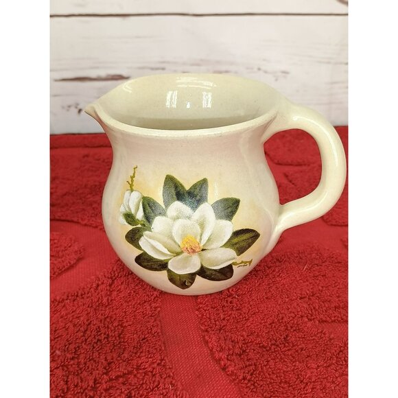 Vintage Shaker And Thangs 3 Piece Magnolia Blossom Set 1 Pitcher and 2 Shakers - Picture 4 of 8